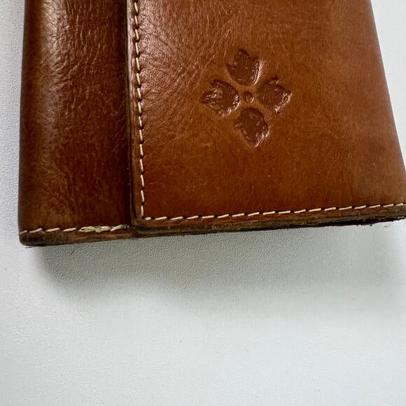 Patricia Nash Terresa Women's Genuine Leather Trifold Snap Wallet 7.75 in Brown - Picture 12 of 16